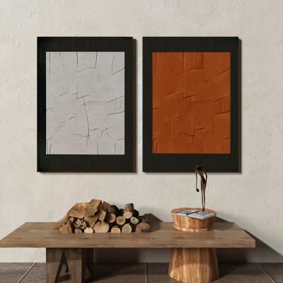 现代装饰画3D模型下载